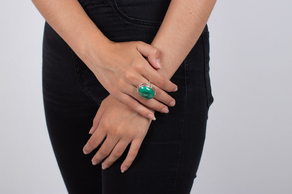 Ring Malachit