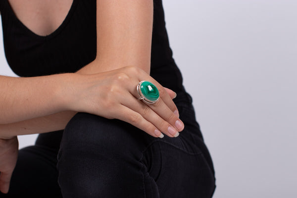 Ring Malachit