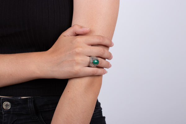 Ring Malachit