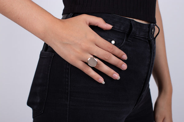 Ring Drusenquarz