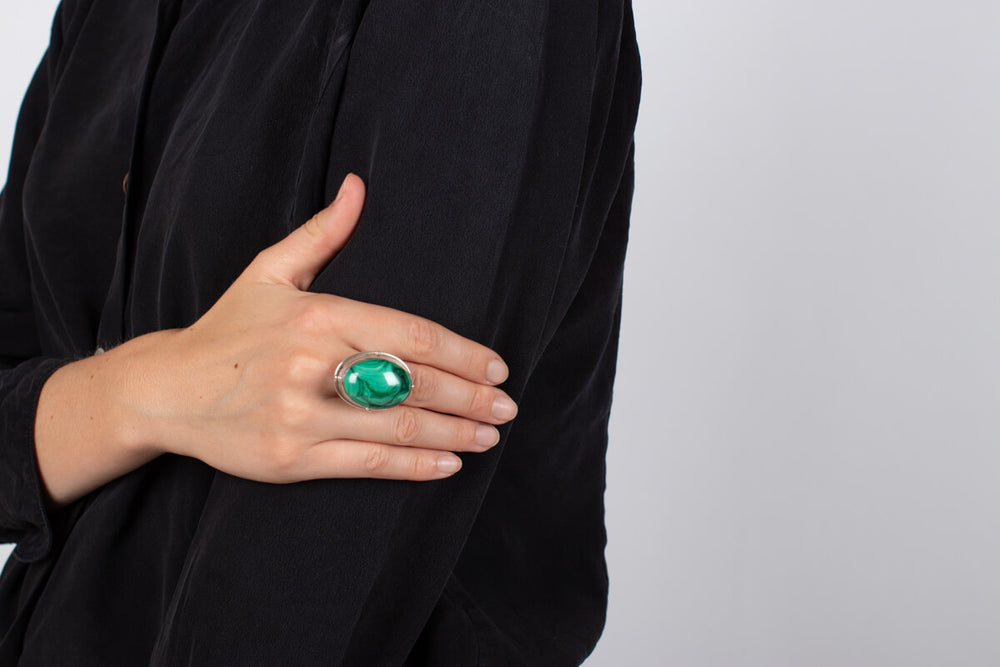 Ring Malachit