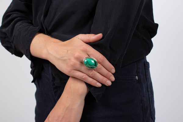 Ring Malachit