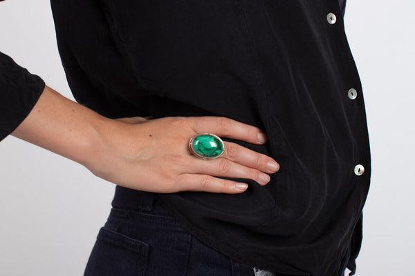 Ring Malachit