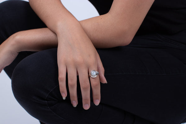 Ring Labradorit #257