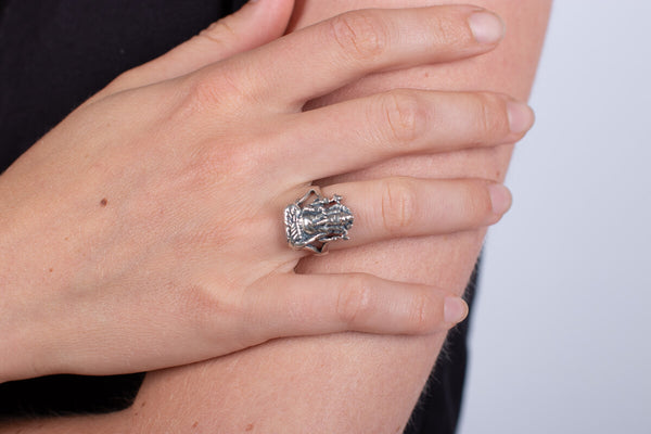 Ring Silber Ganesha