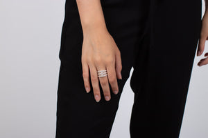 Ring Silber verziert