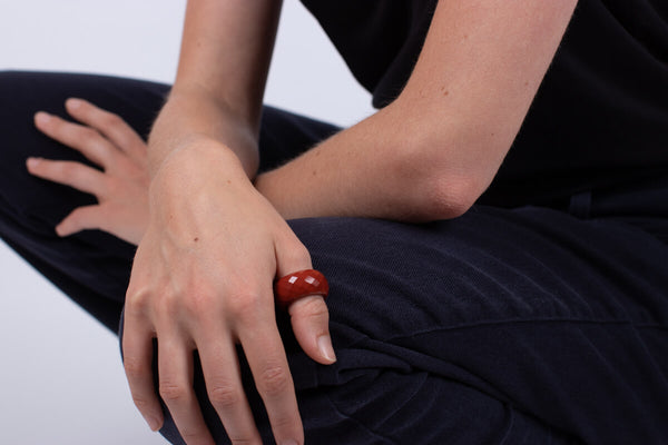 Ring Roter Jaspis