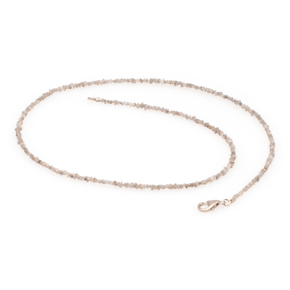 Halskette Rohdiamant silber #292