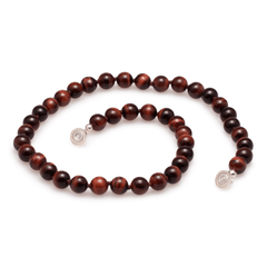 Halskette Tigerauge rot #328