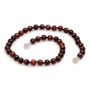 Halskette Tigerauge rot #328