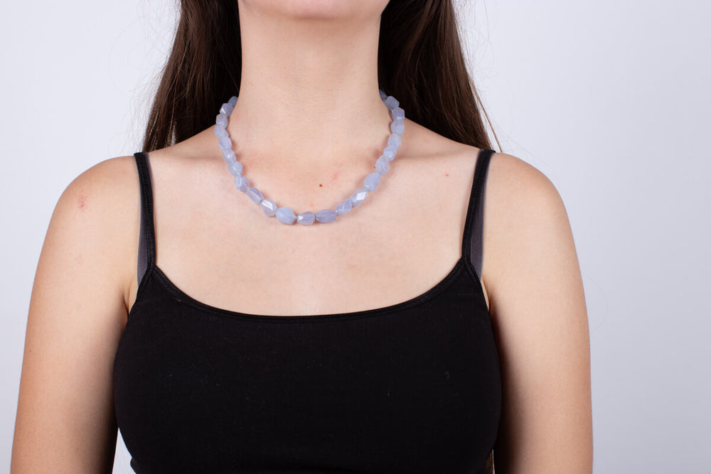 Halskette Chalcedon #441