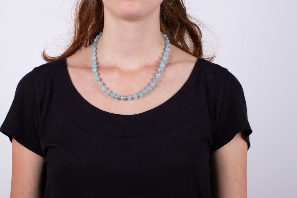 Halskette Aquamarin #503