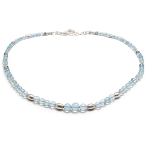 Halskette Aquamarin #506