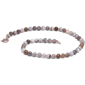 Halskette Botswana Achat #530