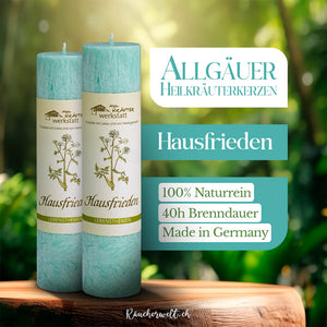 Hausfrieden - Allgäuer Heilkräuterkerzen "Lebensthemen"