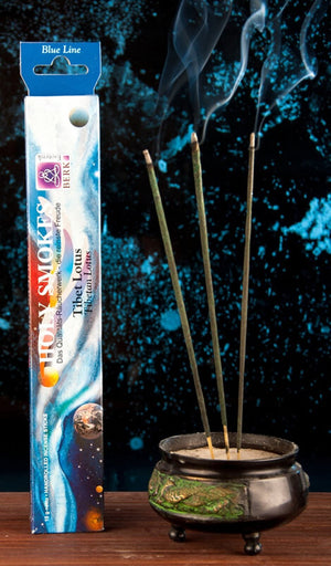Tibet Lotus Räucherstäbchen - Holy Smokes Blue Line
