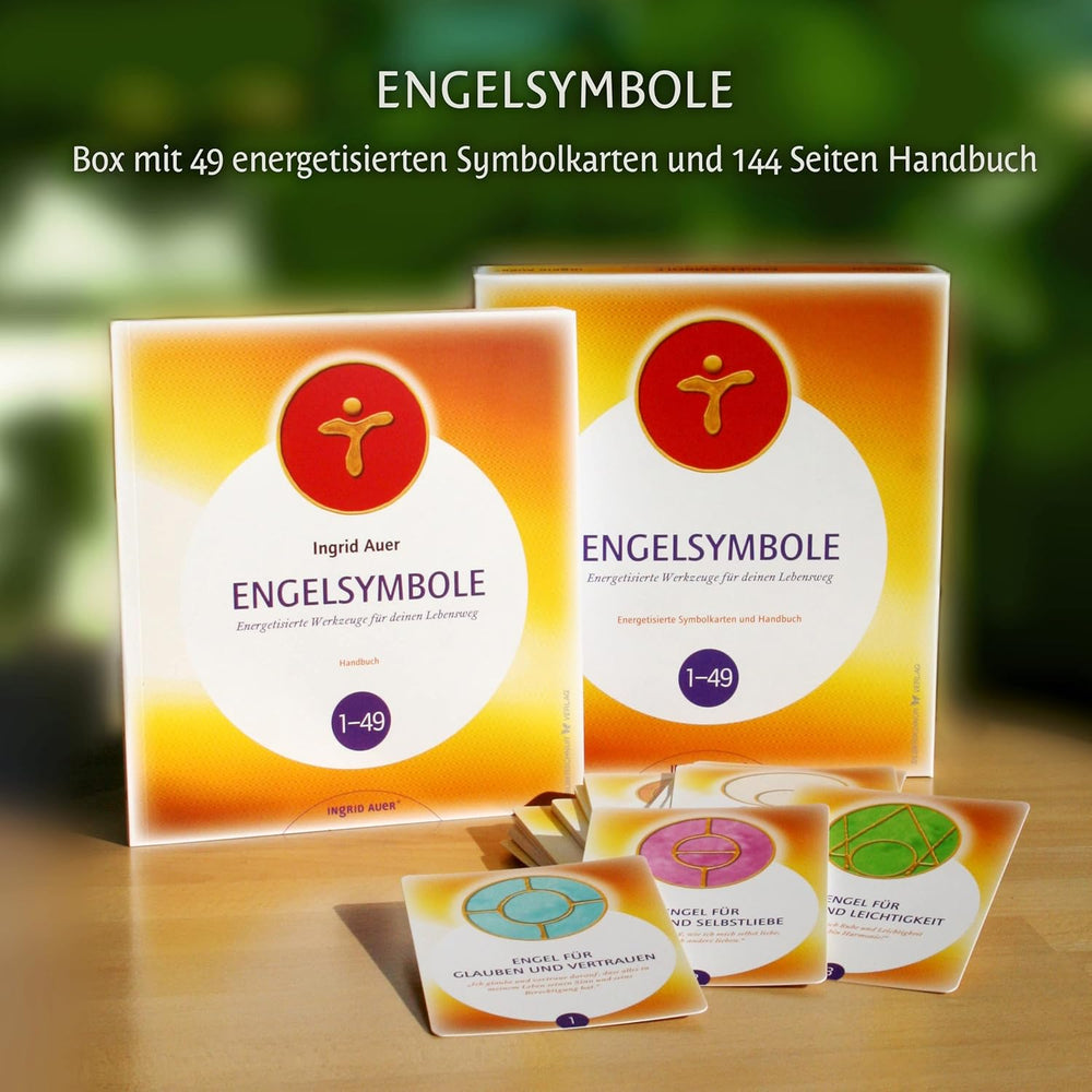 Set: "Engelsymbole 1 - 49" - Energetisierte Symbolkarten und Handbuch von Ingrid Auer