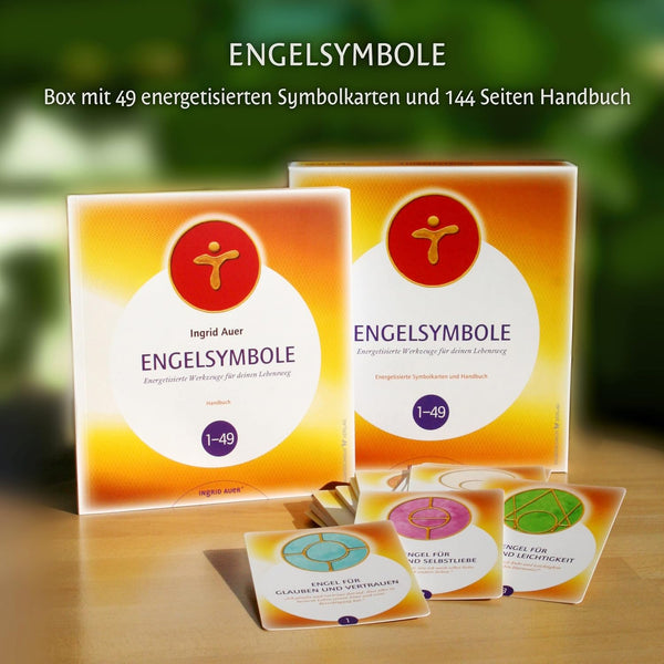 Set: "Engelsymbole 1 - 49" - Energetisierte Symbolkarten und Handbuch von Ingrid Auer