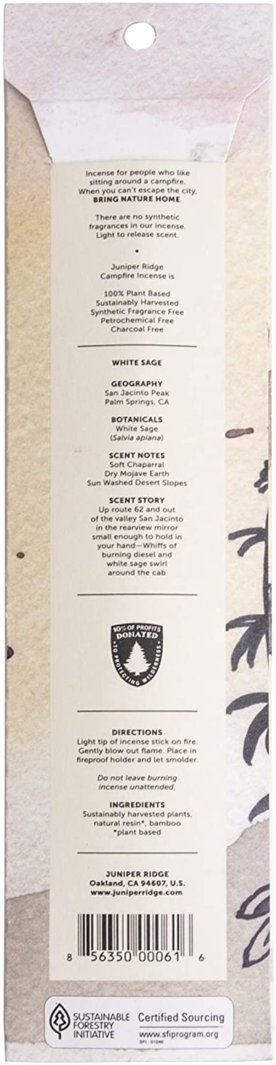Weisser Salbei Räucherstäbchen - Juniper Ridge