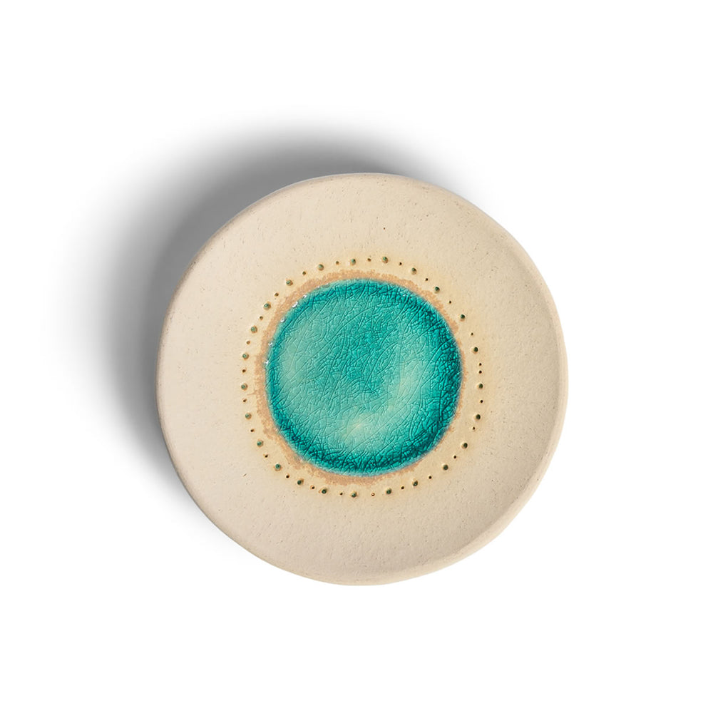 Kerzenuntersetzer rund - für Allgäuer Heilkräuterkerzen geeignet