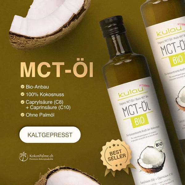 MCT-Öl aus Bio-Kokosöl 500 ml - Kulau
