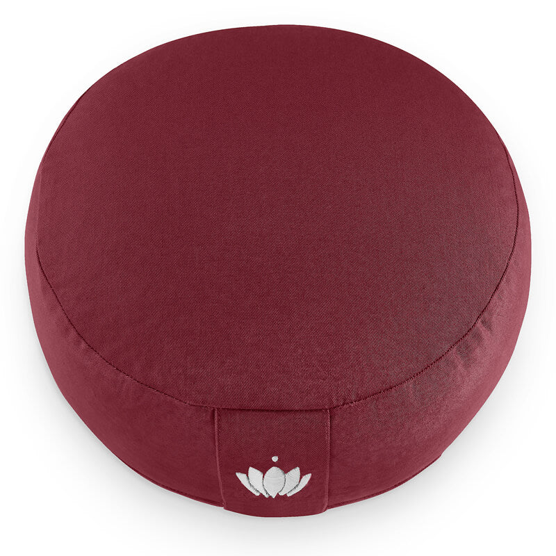 Meditationskissen "Lotus" Bordeaux