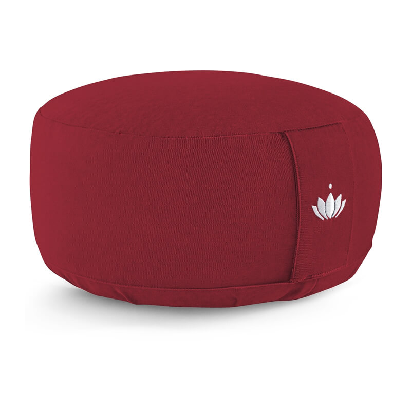 Meditationskissen "Lotus" Bordeaux