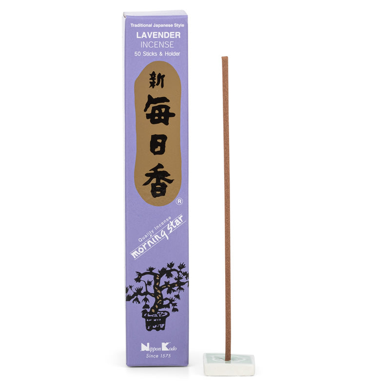 Lavendel Räucherstäbchen - Nippon Kodo Morning Star