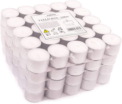 Teelichter 100 Stück - 8 h Brenndauer