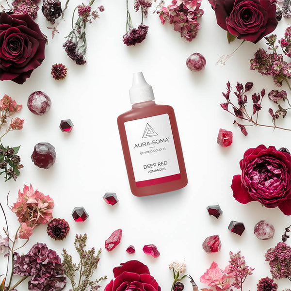 Aura-Soma Pomander Dunkelrot