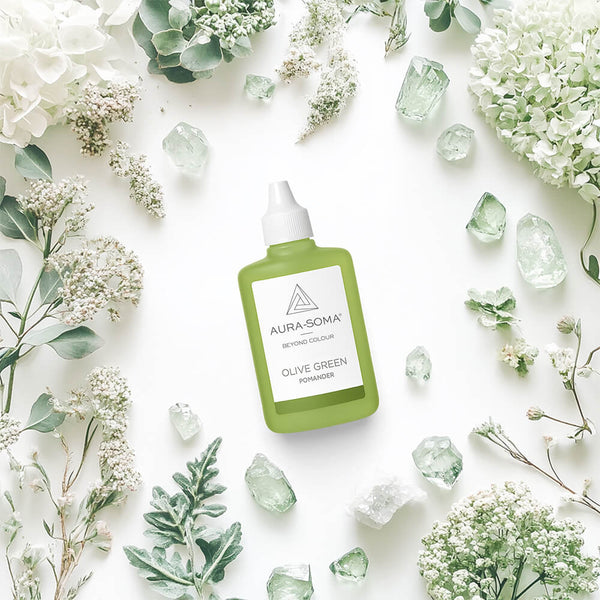 Aura-Soma Pomander Olivgrün