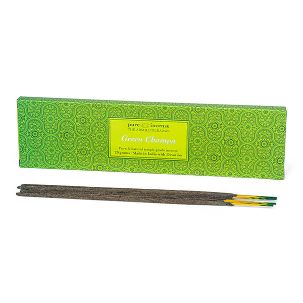 Green Champa Räucherstäbchen - Pure Incense Absolute