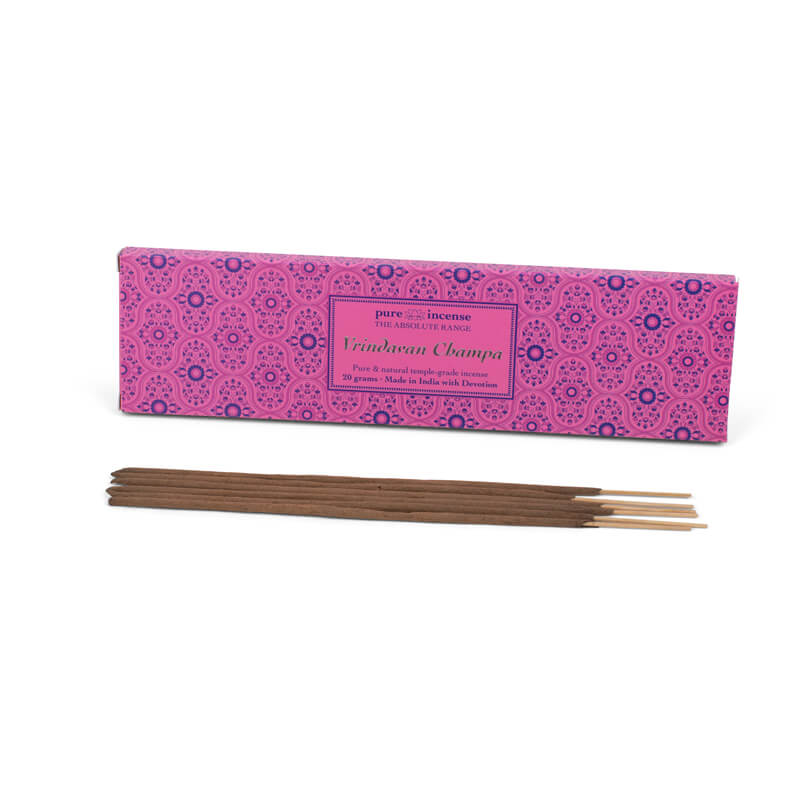 Vrindavan Champa Räucherstäbchen - Pure Incense Absolute