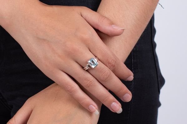 Ring Aquamarin