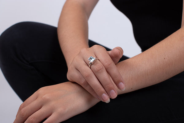 Ring Aquamarin
