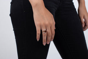 Ring Feueropal
