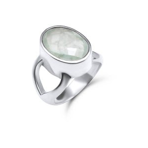 Ring Aquamarin facettiert