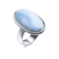 Ring Achat hellblau