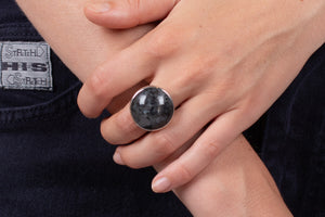 Ring Marmor mit Labradorit