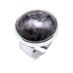 Ring Marmor mit Labradorit