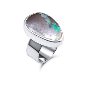 Ring Boulder Opal