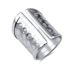 Ring Silber verziert