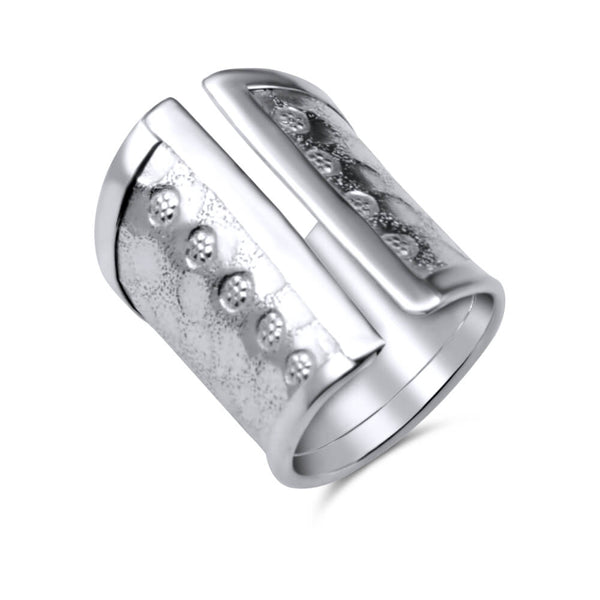 Ring Silber verziert