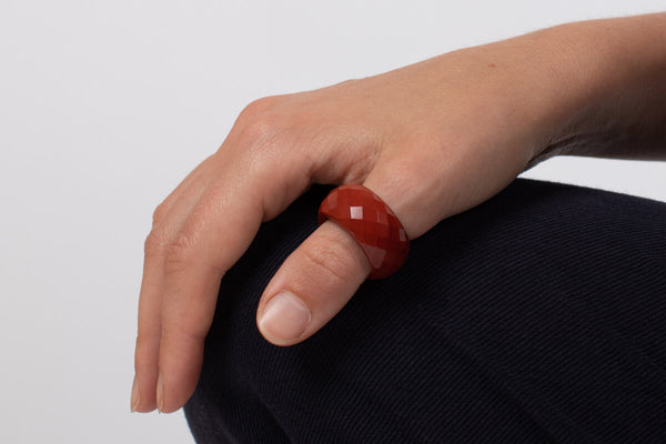 Ring Roter Jaspis