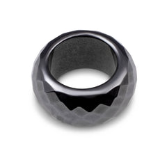 Ring Hämatit facettiert