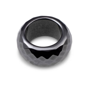 Ring Hämatit facettiert