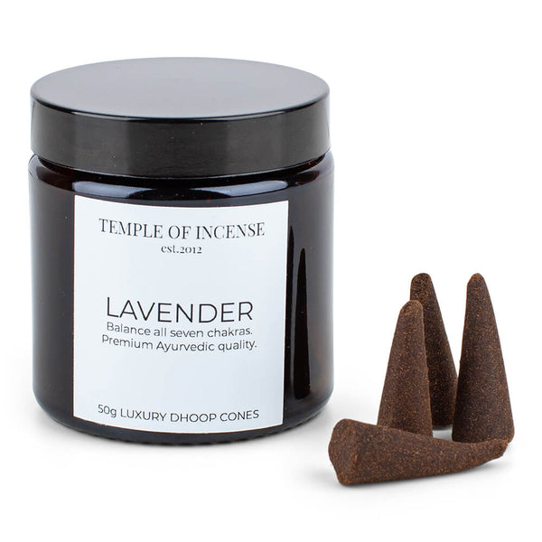 Lavendel Räucherkegel - Temple of Incense