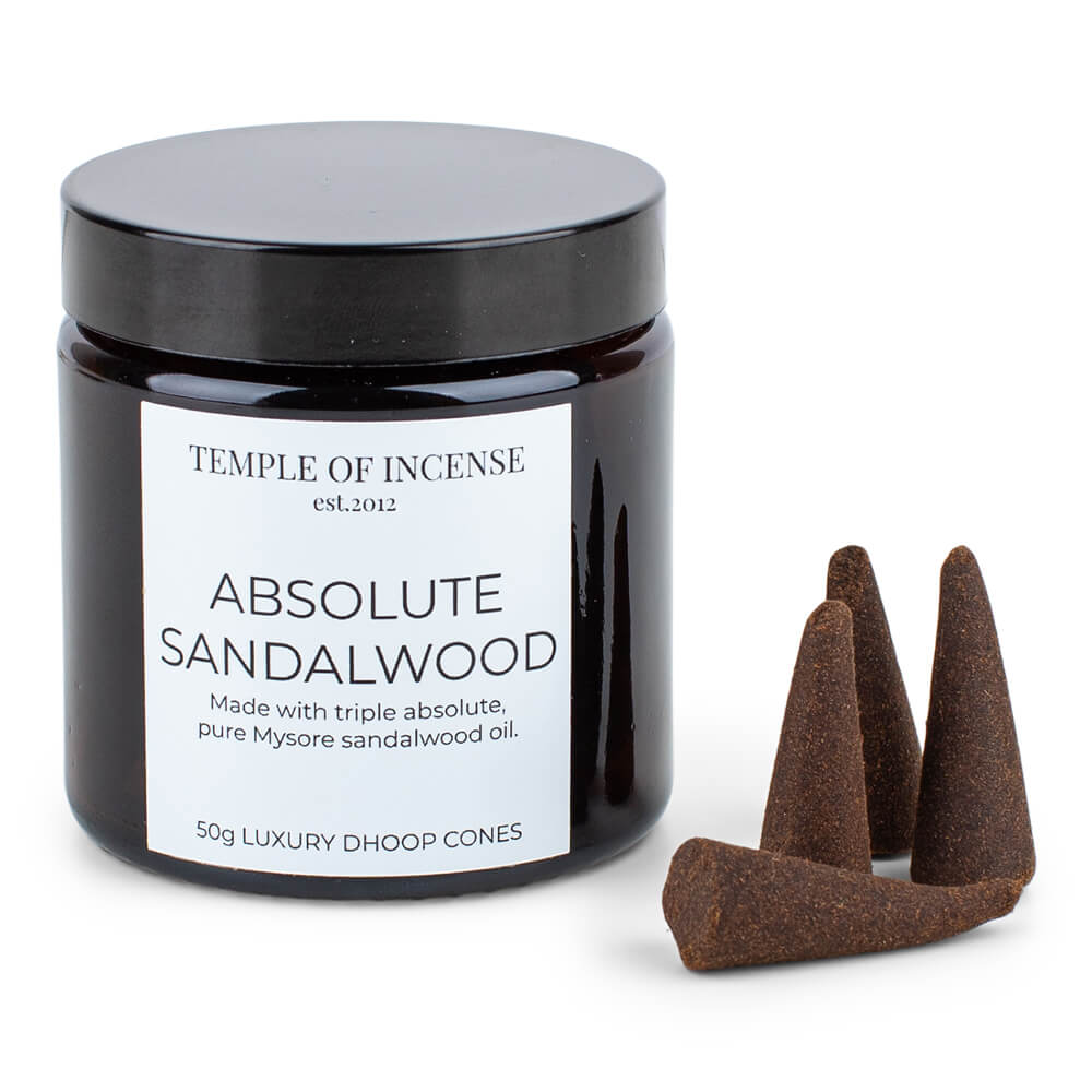 Sandelholz Räucherkegel - Temple of Incense