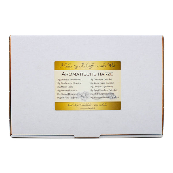 Aromatische Harze Räucherset - 12 x Sorten