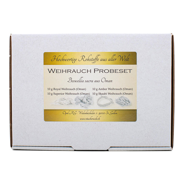 Weihrauch Oman Räucherset - 4 x Sorten